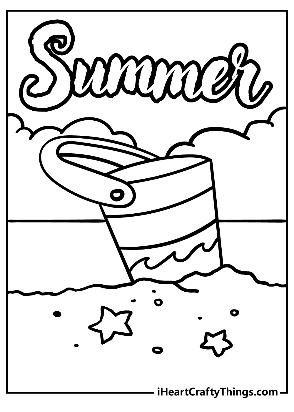 Summer coloring pages free printables