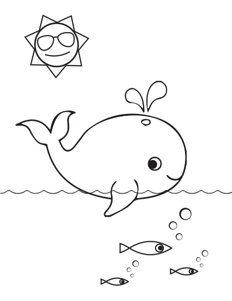 Summer coloring pages