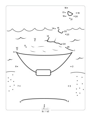 Summer dot to dot worksheets