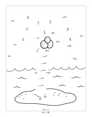 Summer dot to dot worksheets