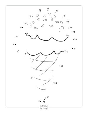 Summer dot to dot worksheets