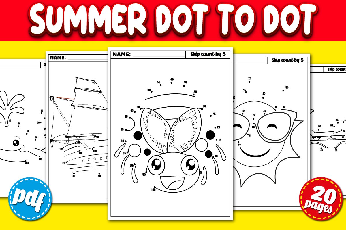 Summer dot to dot counting