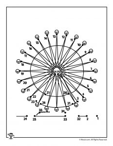 Printable summer dot to dot pages woo jr kids activities childrens publishing