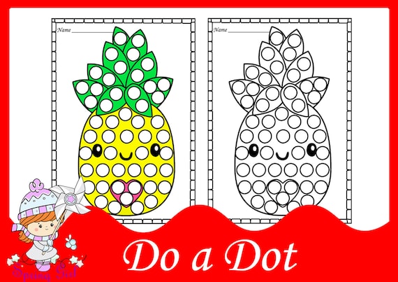 Dot markers summer worksheets do a dot printables mats for toddlers and preschoolers kids activity book kindergarten dab a dot mats