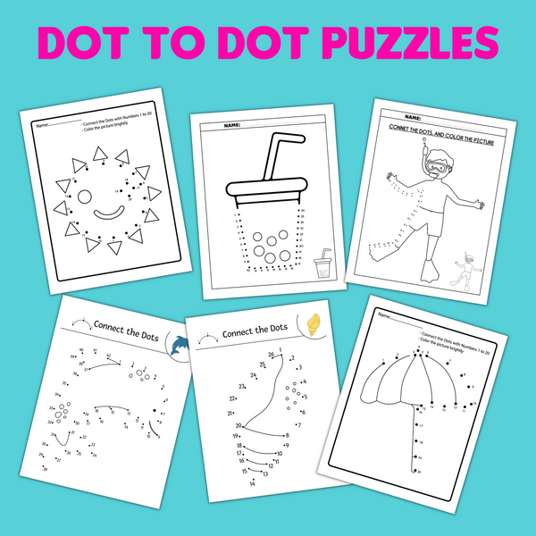 Printable summer activity worksheets puzzles and games book â cassie smallwood