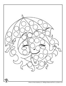 Summer dot coloring pages woo jr kids activities childrens publishing