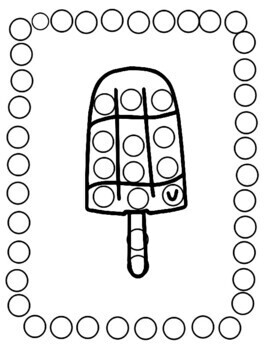 Summer dot markers coloring pages printable coloring sheets pdf