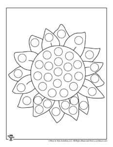 Summer dot coloring pages woo jr kids activities childrens publishing