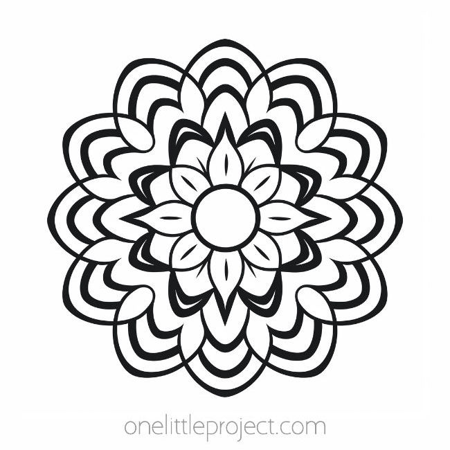 Flower coloring pages free printable flower coloring sheets