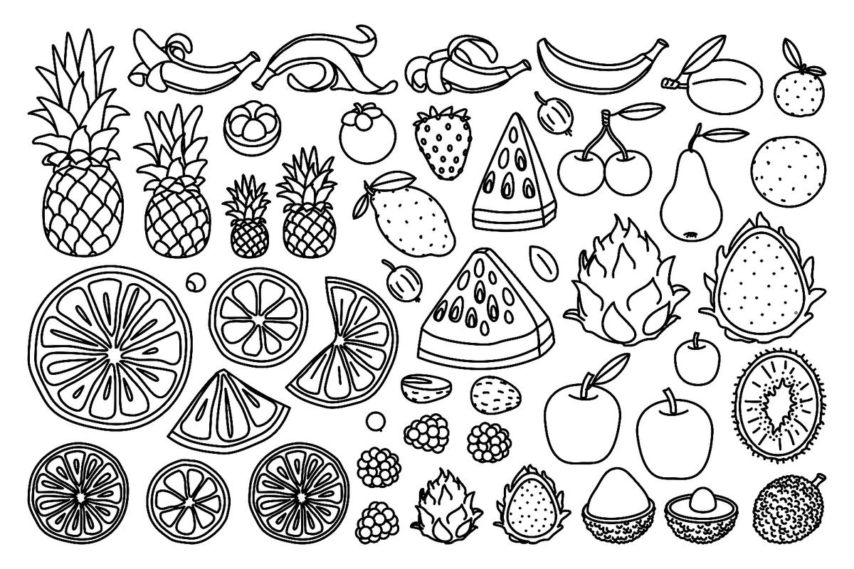 Food coloring pages free printable coloring pages of food that will make your stomach growl printables mom