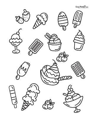 Printable summer coloring pages