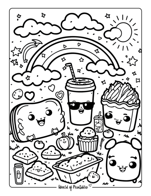 Summer coloring pages for kids adults