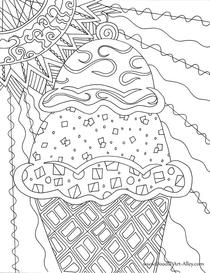 Summer coloring pages