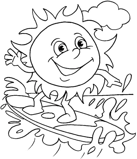 Summer coloring pages for kids print them all for free