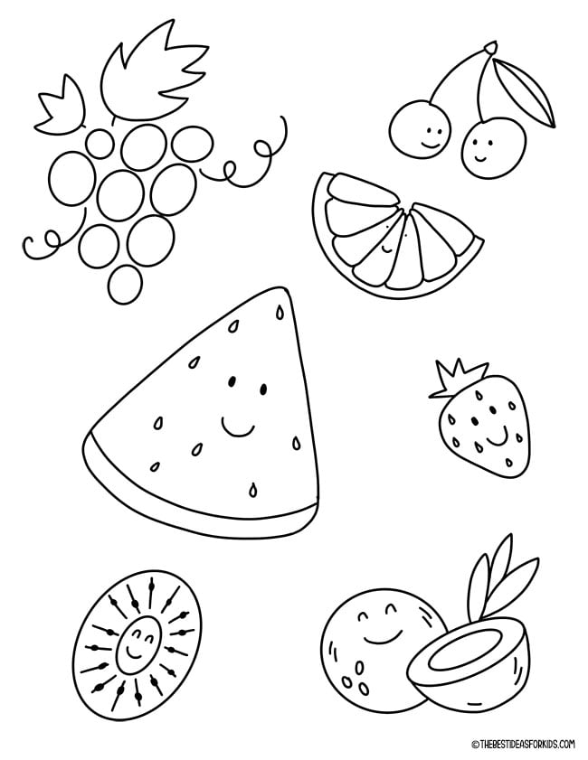 Summer coloring pages