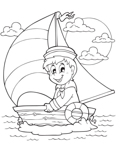 Summer coloring pages