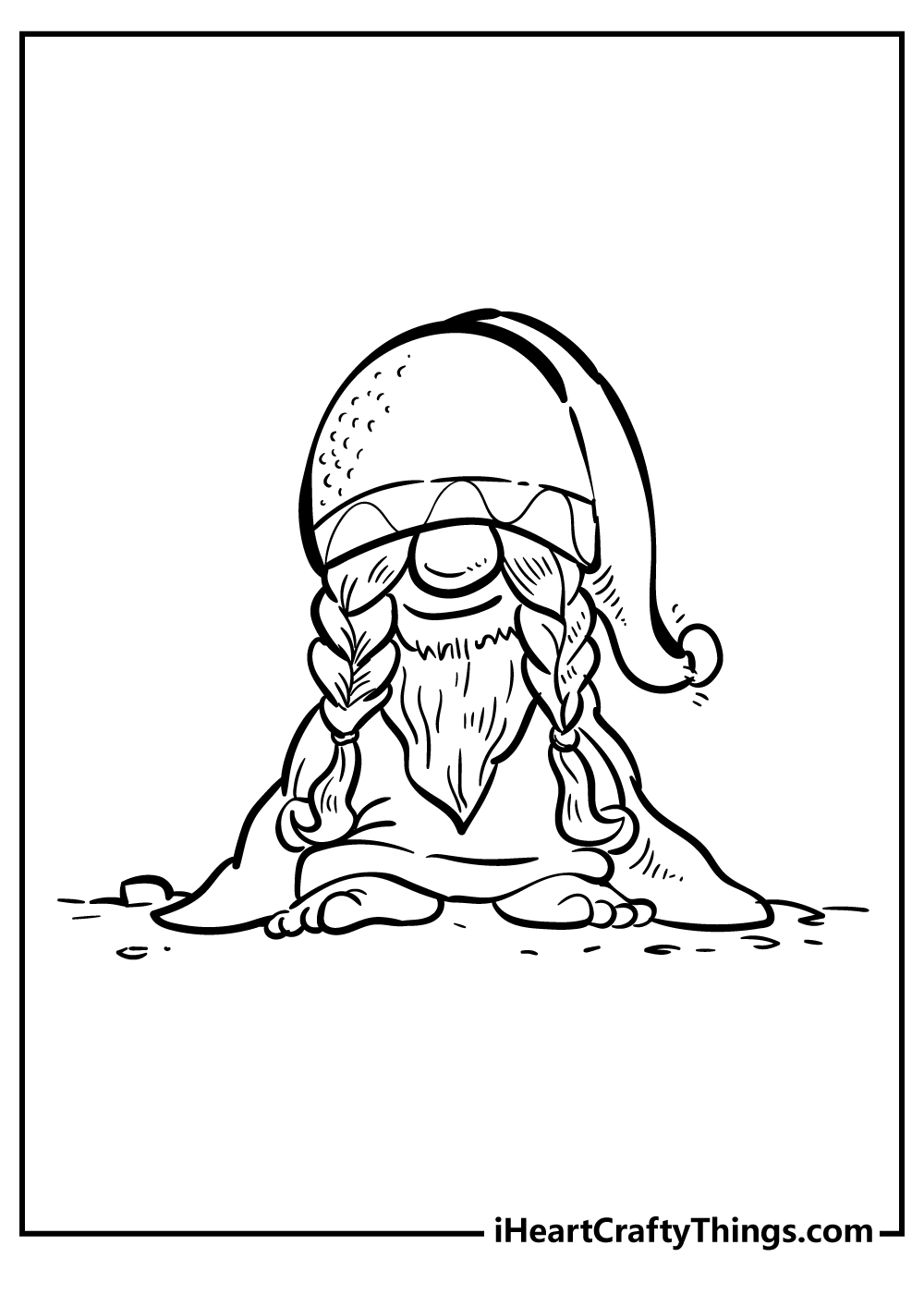 Gnomes coloring pages free printables