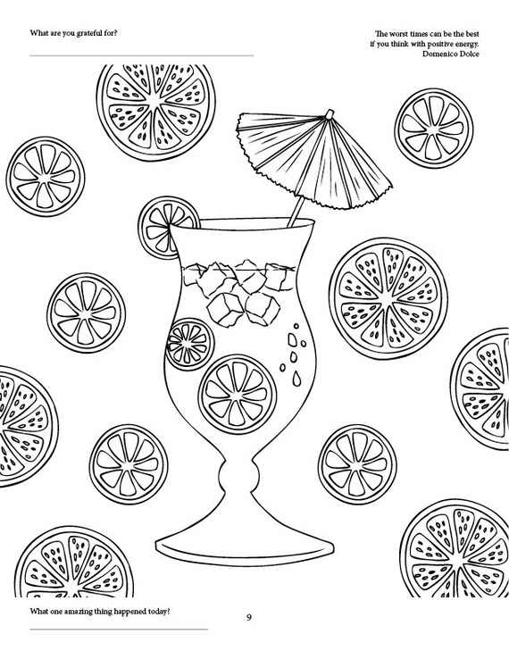 Summer vacation adult coloring book eco