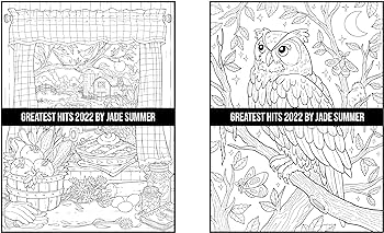 Greatest hits an adult coloring book with the best pages from the jade summer collection summer jade books