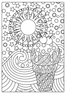 Free printable summer coloring pages for kids