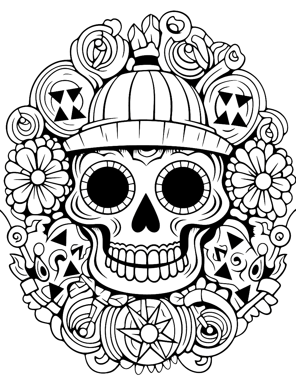 Halloween coloring pages free printable sheets