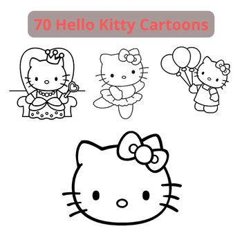 Printable hello kitty coloring pages end of year summer activities