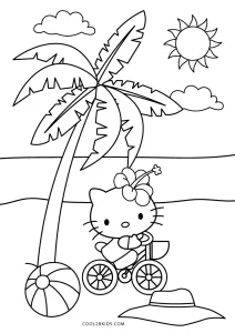 Free printable summer coloring pages for kids