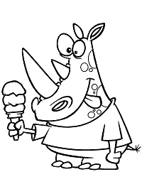 Ice cream coloring pages and printable activities page