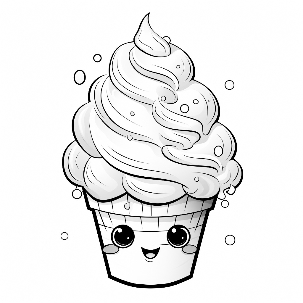 Ice cream coloring page ðñðððððº