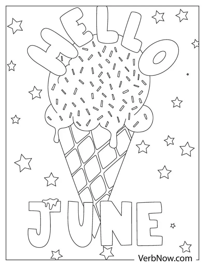 Free june coloring pages for download printable pdf