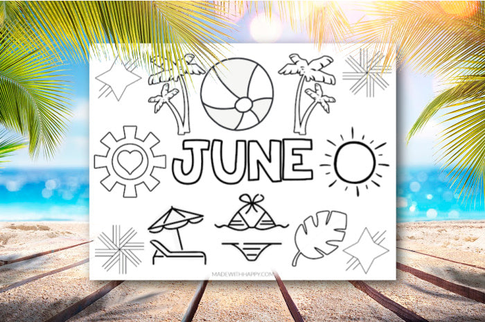 June coloring page â