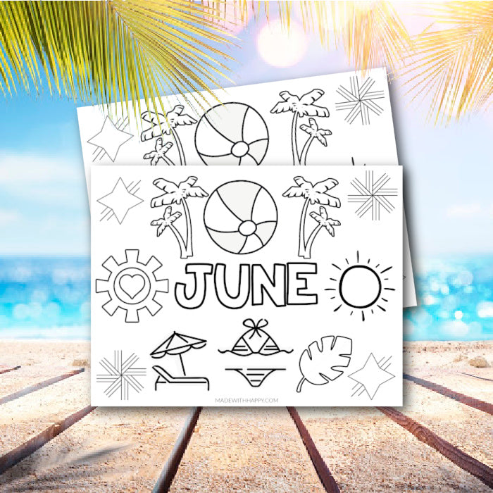 June coloring page â