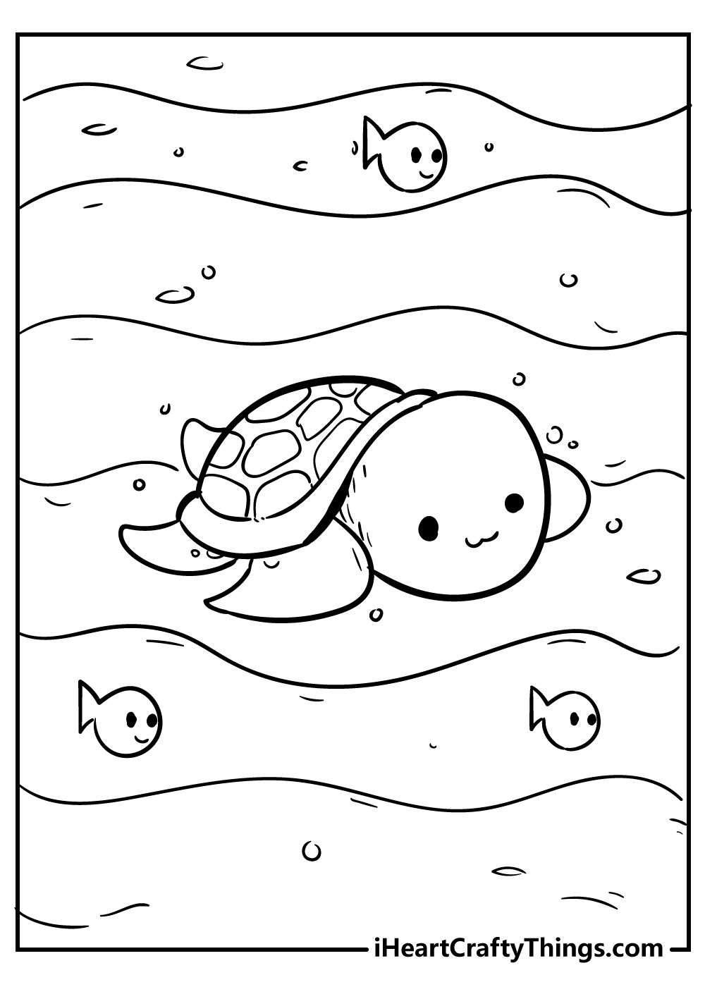 Kawaii coloring pages free printables