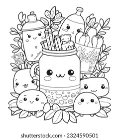 Kawaii colouring photos images and pictures