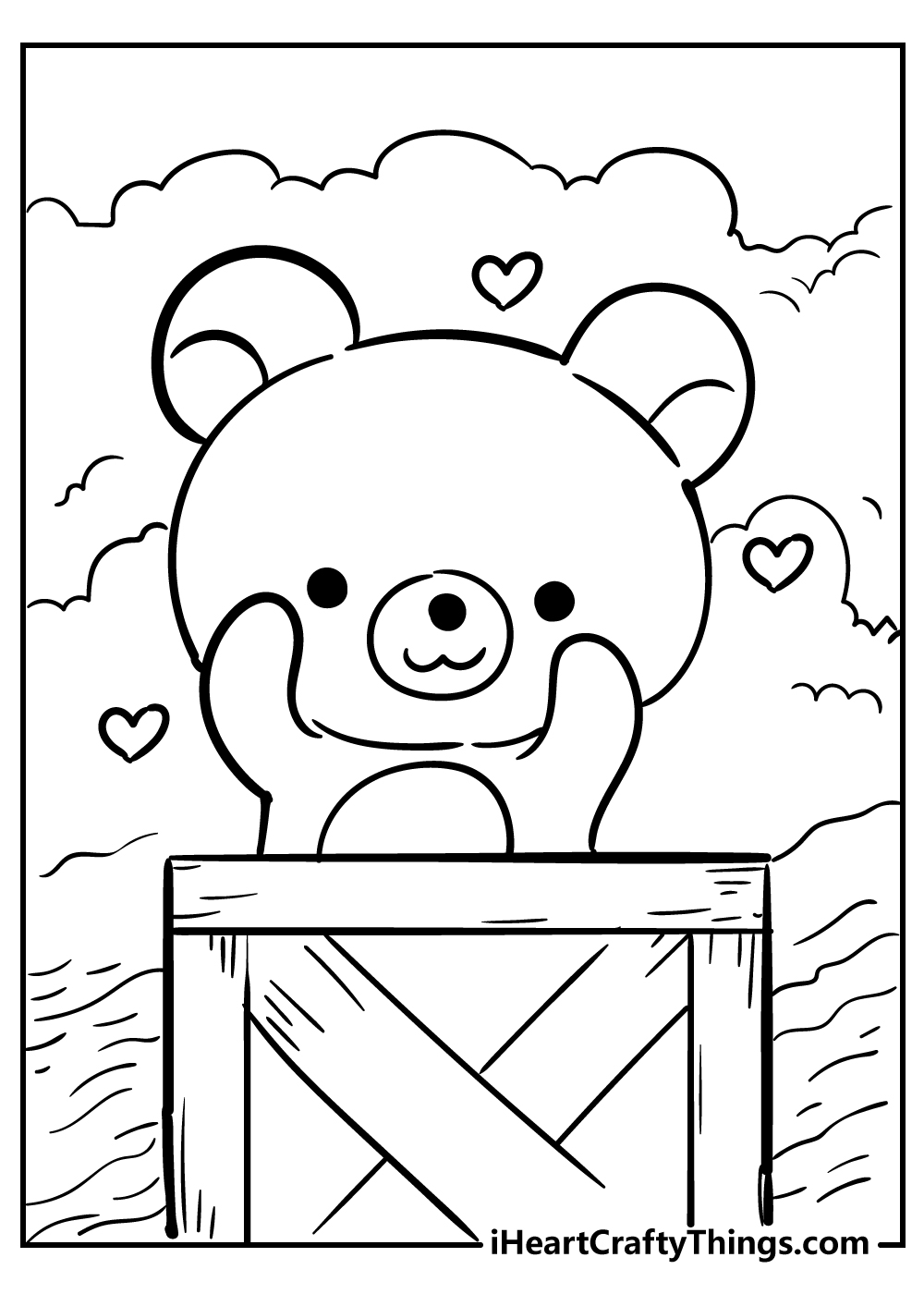 Kawaii coloring pages free printables