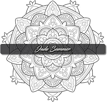 Mandala coloring book for adults with beautiful patterns for fun and relaxation summer jade thorne kristen books