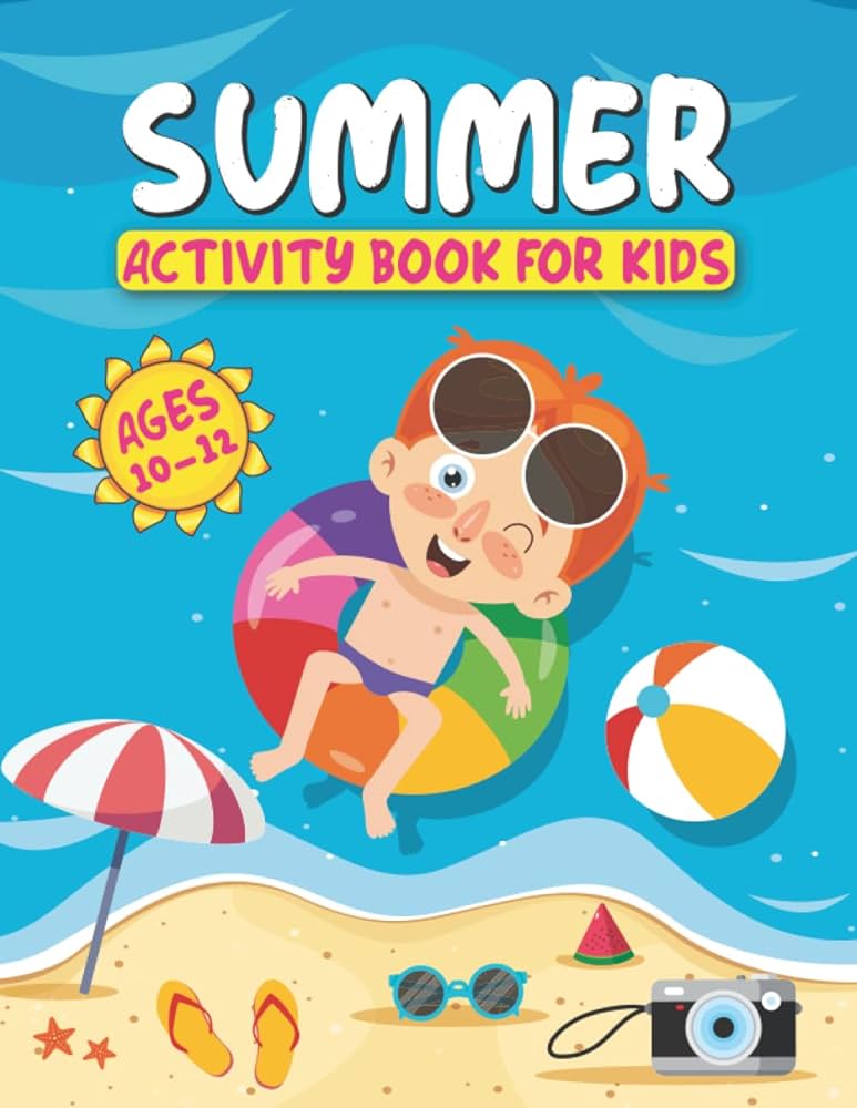 Summer activity book for kids ages