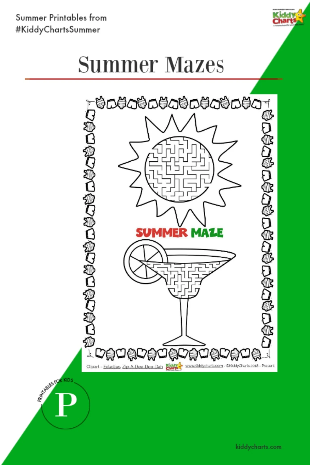 Day summer maze activity summer