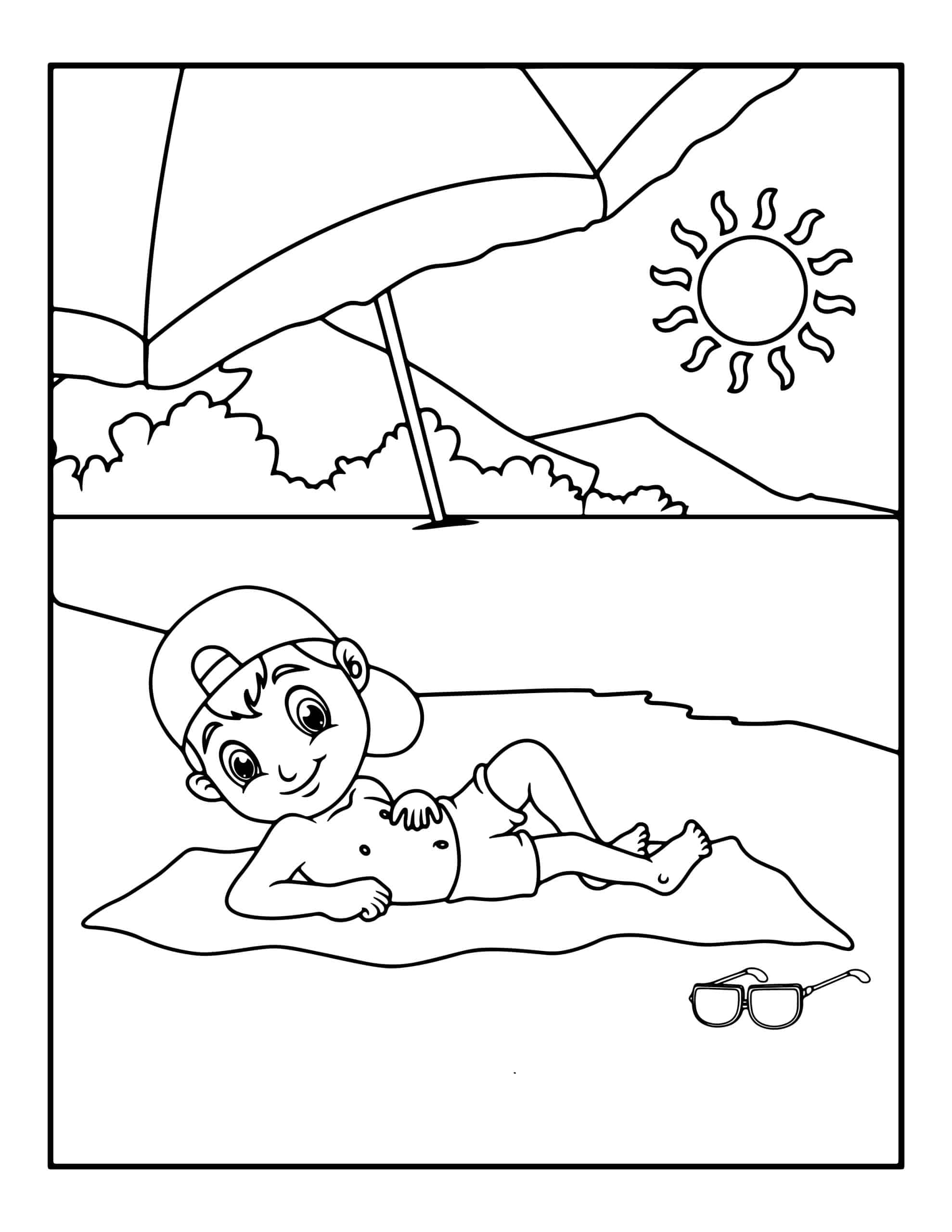 Free summer coloring pages updated