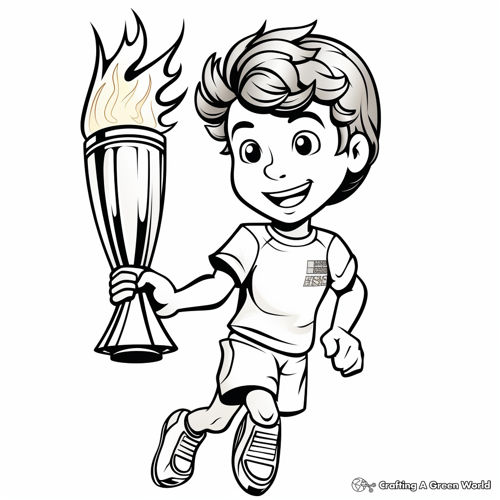 Olympic coloring pages