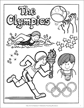 The olympics clip art printable clip art and images