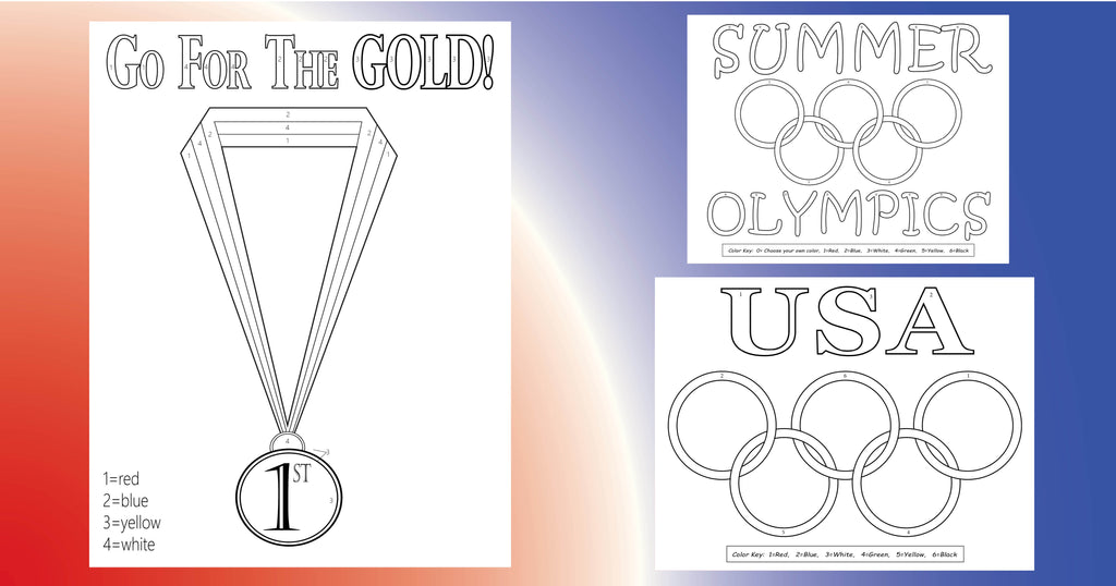 Printable olympic coloring pages â