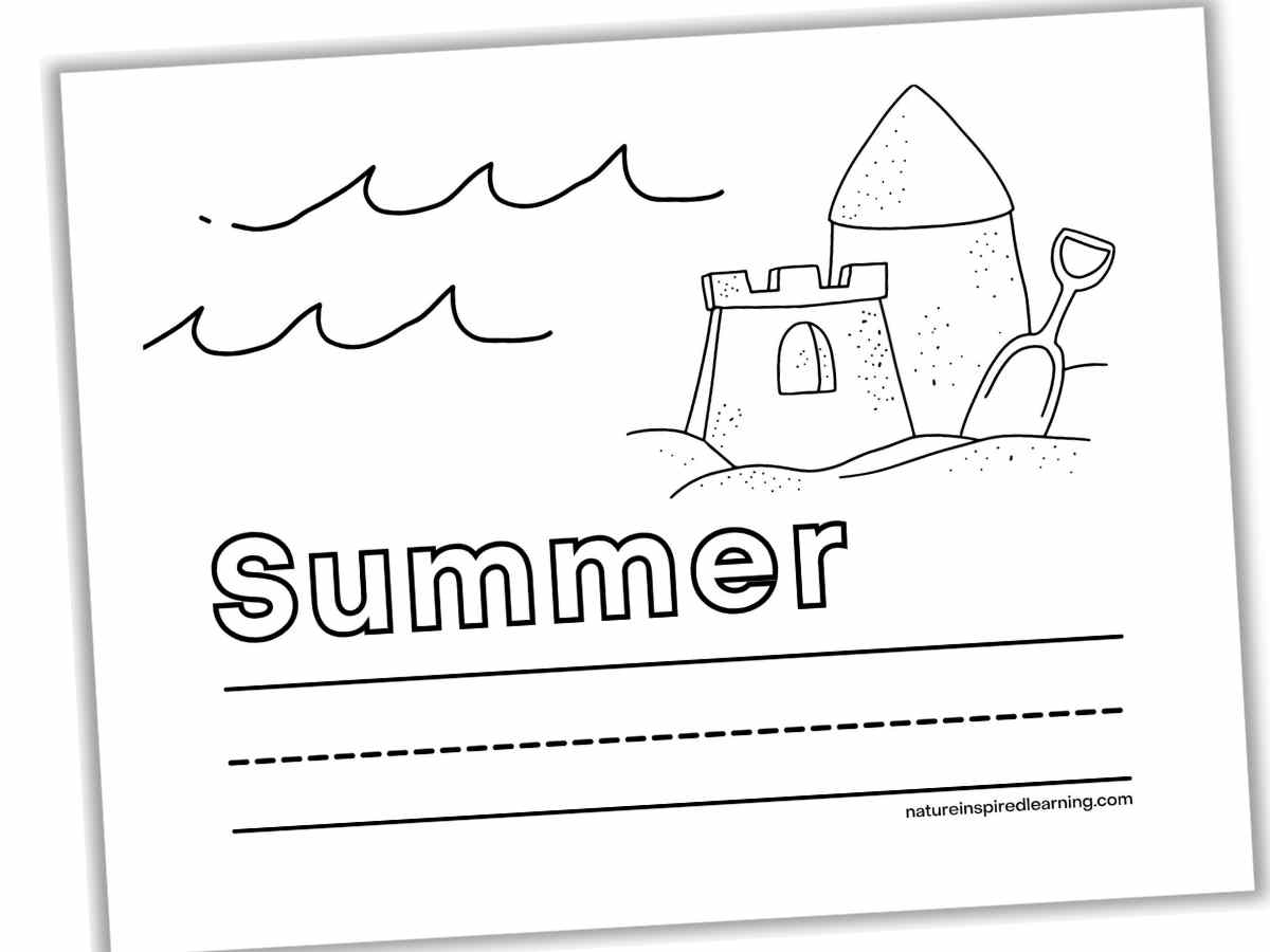 Summer coloring pages