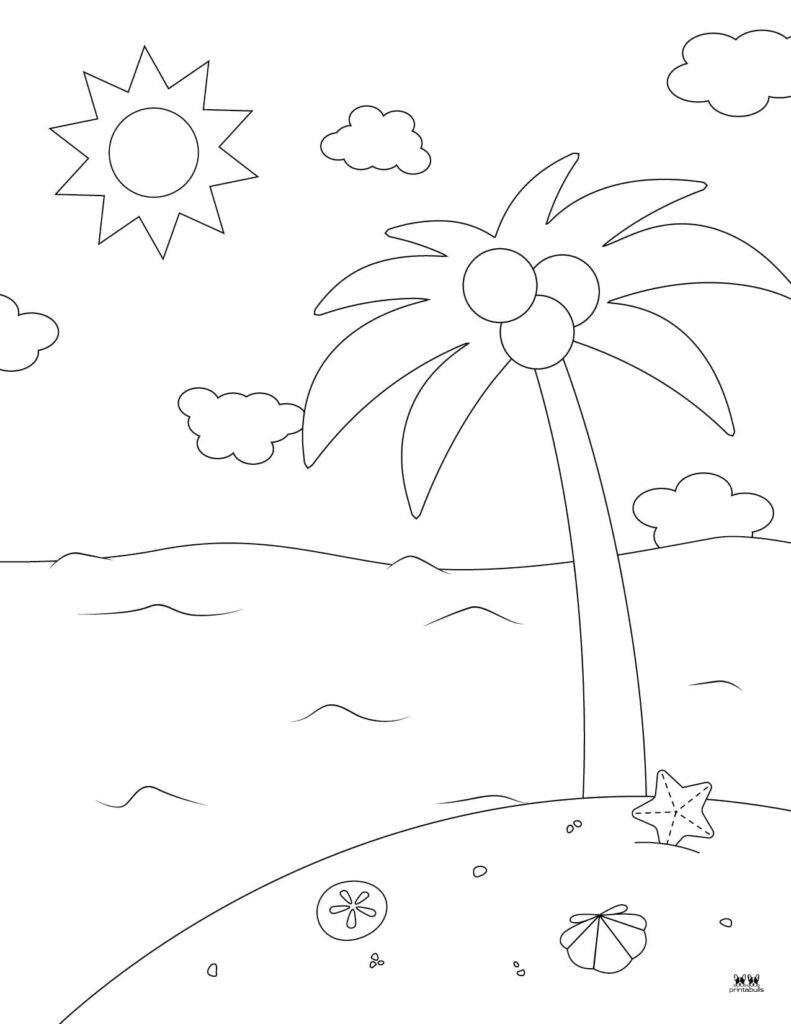 Summer coloring pages