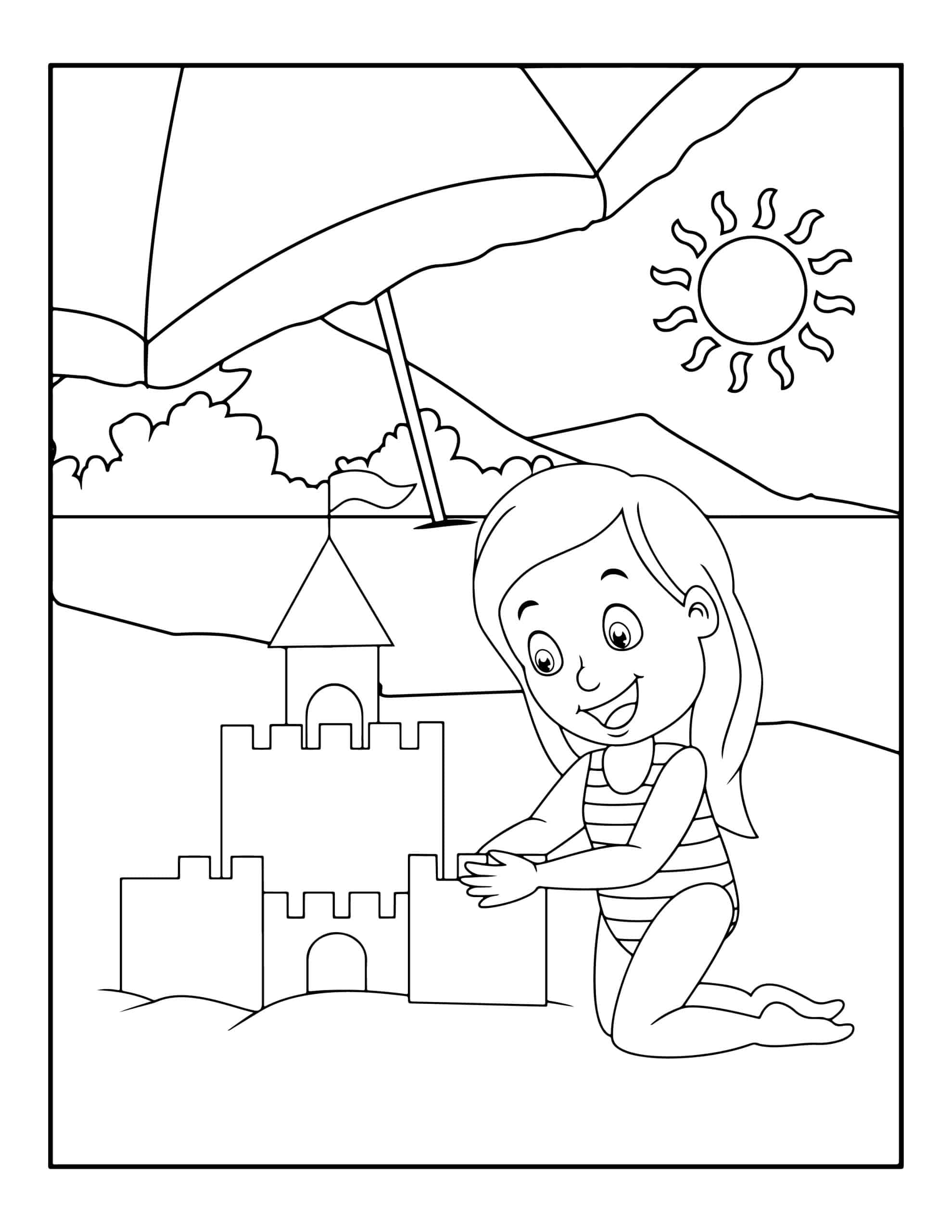 Free summer coloring pages updated