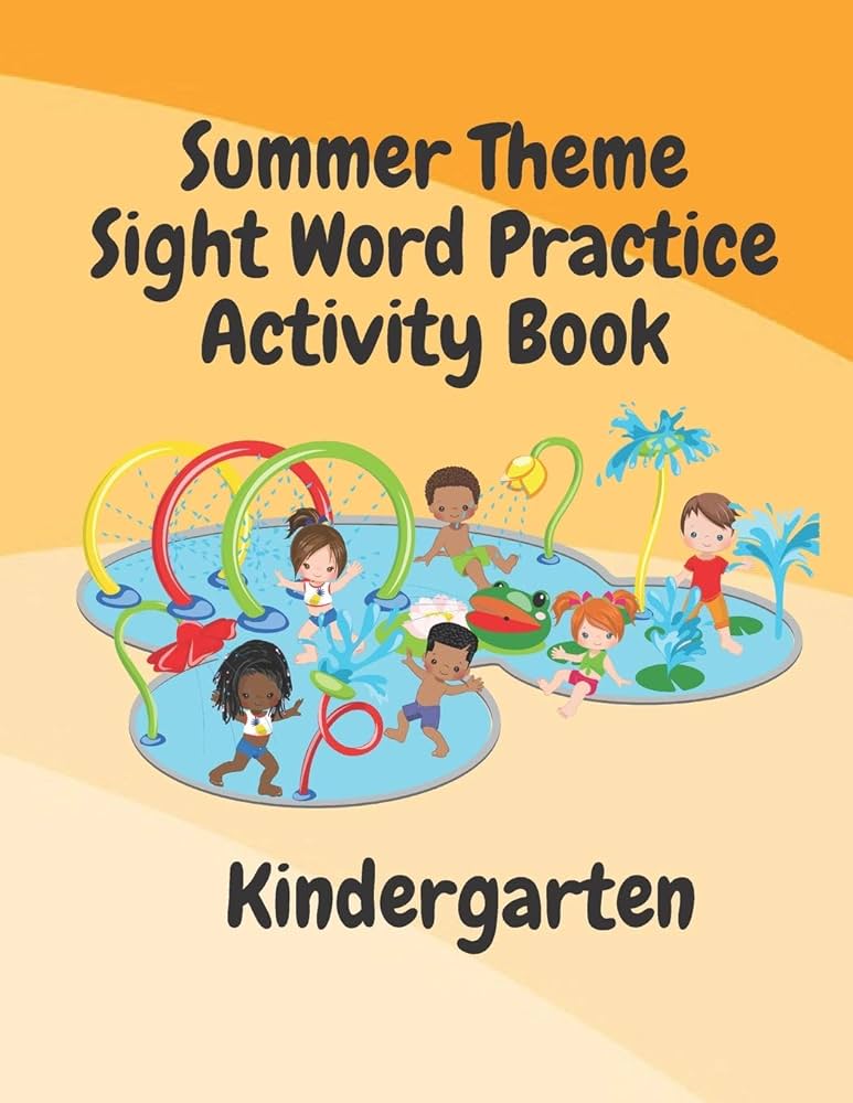 Summer theme sight word practice activity book a fun activity book for ages