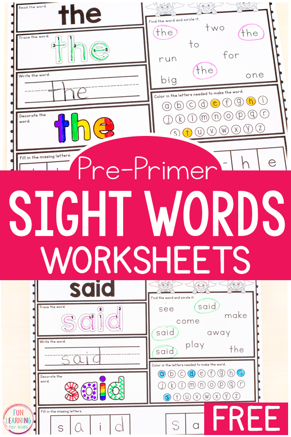 Free printable pre