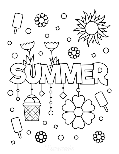 Summer coloring pages for kids summer coloring pages free kids coloring pages free coloring pages