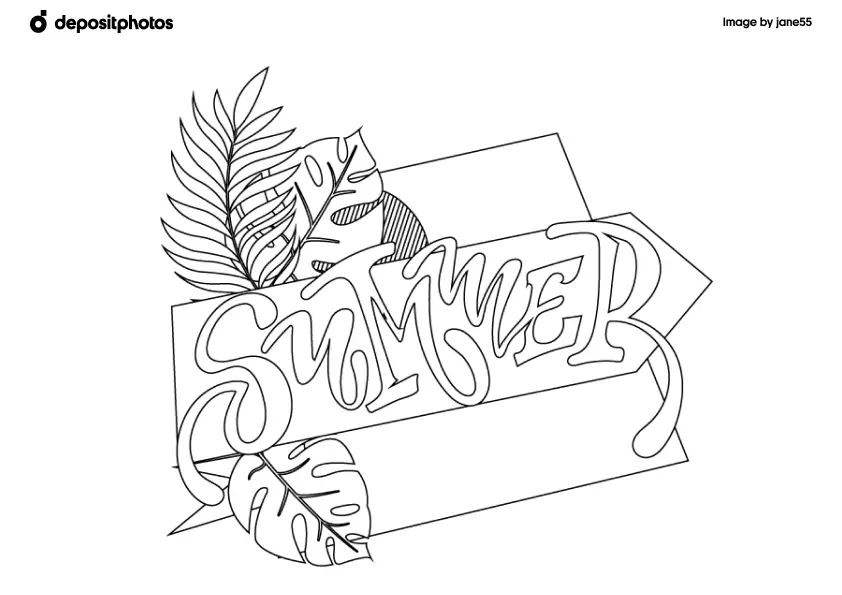 Free coloring pages to entertain kids and adults this summer