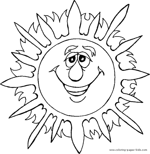 Summer color page free printable coloring sheets for kids